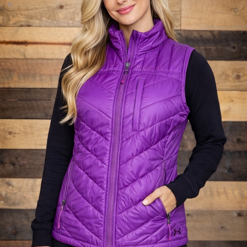 Under Armour Women's Vibrant Purple Puffer Vest